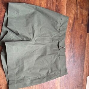 White House Black Market Olive Shorts